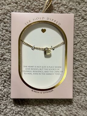 Target 14K Gold-Dipped Heart Pendant Necklace - Gold